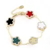 Bracciale CDD Brillanti zirconi Fiori Bracciale bifacciale Donna Designer di lusso Gioielli squisiti Regalo Braccialetti a catena eleganti Charms 230904