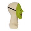 Masques de fête Horreur Halloween Masque Souriant Démon Ghostface Cosplay Mascarade Props Parti Vert Masque Complet pour Halloween Accessoies 230905