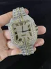 Custom Diamond Watch Mosanite Test Automatic Glass ETA Watch Diamond Pass 40MM Waterproof 904 Stainless Set Inlaid Sapphire Movement St Qcpq