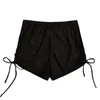 Kvinnors byxor sommar sexig svart nät se genom shorts för kvinnor 2023 streetwear y2k bodycon hög midja shorts casual party shorts
