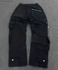 Men's Pants Y2K Cargo Pants Harajuku Hip Hop Skull Print Baggy Black Pants Joggers Men 2023 New Rock Pocket Wide Leg Trousers Streetwear Hot T230905