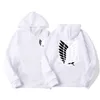 Sweats à capuche pour hommes Sweatshirts Attaque sur Titan Sweat à capuche pour homme Anime Sweat à capuche pour homme Femme Streetwear Pull Harajuku Shingeki no Kyojin Sweat à capuche Vêtements 230905