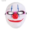 Masques de fête en gros Dallas / Loup / Chaînes / Hoxton Horreur Tronçonneuse Clown Masquerade Masque 4pcs Halloween Cosplay Payday 2 Masque T230905