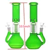 Atacado Big Perc Glass Tobacco Bongs Hookah Gourda grossa verde fumegante fumante plataformas de óleo Bubbler cinzas apanhadores bong