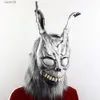 Party Masks Deluxe Donnie Darko Overhead Latex Mask Frank The Bunny Horror Masks Animal Costume Accessories T230905