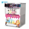 Bezpłatna wysyłka do USA Commercial Kitchen Applicance 3 Smaki jogurt Soft Ice Cream Machine