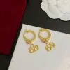 Womens Earrings Gold Stud Earings Luxury Designer Jewelry Shiny Charm Earing Diamond Earring with Box V Hoop Jewlery Engagement 2309055PE-3