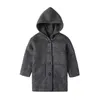 Manteau en duvet décontracté pour garçons, manteaux d'hiver à capuche pour enfants, vêtements épais, veste pour enfants, vêtements d'extérieur pour 6 8 9 10 12 R230905