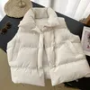 Down Coat Meilly Dolphin New Warm Autumn Winter Women Short Vest Pock Pockets Casual Fashion Sleeveless Jacket Solid Waistcoat For Female R230905