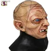 Masques de fête Gollum Latex Masque Adulte Cosplay Costume Accessoires Halloween Terror Party Couvre-chef Scarys Masque T230905
