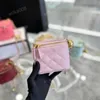 Bolsa de luxo da marca CC Bolsa de cosméticos bolsa de sela feminino maquiagem crossbody pU couro clássico bolsa de embreagem bolsas brancas bolsas rosa suportes