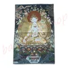Objets décoratifs Figurines Thangka/peinture de décoration pour la maison/Tara blanche/Thangka de bon augure 230904