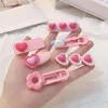 Meisjes Leuke Zoete Hartvorm Haar Clip Kinderen Cartoon Bloem Ornament Haarspeldjes Baby Meisje Konijn Ster Haarspelden Kinderen Haar accessoires 2601