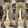 Jeans pour hommes Celana panjang Camo Navy Pria Harem Y2k celana kargo militer taktis untuk pria Techwear kualitas tinggi luar ruangan Hip Hop tumpukan kerja 230904