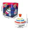 Kreisel, blinkendes Musik-Gyro-Kreisel-Spielzeug mit LED und Musikhand, leuchtendes Spinnspielzeug, Geburtstagsgeschenke für Kinder, Kleinkinder, Jungen und Mädchen, 230904