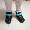 Bottes ZZFABER enfants chaussures enfants pieds nus bottes d'hiver en cuir souple en peluche bottes de neige pour filles garçons enfants bottes chaudes flexibles en plein air 230904