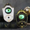 Autres fournitures de fête d'événement Décoration d'Halloween Sonnette à un œil Accessoires d'horreur Jour de fantôme Glowing Home Suspendu Électrique Sonnette à globe oculaire 230905