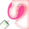 Nxy Vibrators Wireless Bluetooth App Vibrator Female Remote Control Egg Clitoris Stimulator g Spot Massager Sex Toys for Women Adults Panties 230905