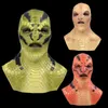 Party Masks Latex Viper Halloween Cosplay Mask Scary Snake Party Costume Masker Vuxen One Size Props T230905