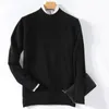 Men's Sweaters Half Turtleneck Men Cashmere Sweater 2023 Autumn Winter All-match Knitted Pullover Jumper Jersey Hombre Pull Homme