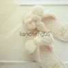 Slippers One Sies 36-38 Female Summer Big Bowknot Plus Indoor Floor Home Soft Sweet Wome 2colors Adult Guest Soes X0905