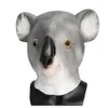 Masques de fête Nouveauté Latex Koala Bear Masque Australie Animal Paresseux Kangourou Casque Halloween Cosplay Costume Mascarade Théâtre Props 230904