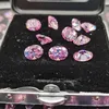 Löst diamanter rosa löst 100% riktiga labb ädelstenar för kvinnor smycken diamantring material gra rundpearemeraldoval cut 230904