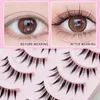 False Eyelashes Manga Lash Makeup Lashes Wispy Mink Cosmetics Korean Style Cosplay Soft Natural 230904