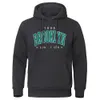 Men's Hoodies Sweatshirts 1898 Brooklyn York Printed Mens Hoody Creativity Crewneck Clothing Fashion Oversize Sweatshirt Fashio Crewneck Hoodie Male 230905