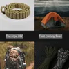 Gadgets ao ar livre 50m 650 Paracord Militar 9 Strand 4mm Cabo de pára-quedas tático Acessórios de acampamento DIY Tecelagem Corda Equipamento de sobrevivência ao ar livre 230905