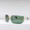 Gafas de sol de playa con estilo para mujer Temperamento Máscara de ondas Gafas de sol Protección UV Gafas de sol de alta calidad SMU54Y gafas de lujo para mujer