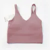 LL-88 Women's Yoga Bra Tank Top with Chest Cushion Gym Women's Sportswear Sexy and Beautiful Back Tight Yoga Fitness Tank Top