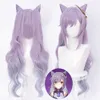 Cosplay Wigs Genshin Impact Venti Keqing Barbara Fischl Kaeya Lumine Aether Amber Cosplay Wig Heat Resistant Syntetic Hair Wigs Wig Cap 230904