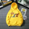 Hoodies Sweatshirts Funny Grizzy and the Lemmings Graphic Hoodie Children Autumn Winter Yellow Hooded Boys Pullover Tracksuits Girls 230904