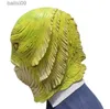 Party Masks Shape Water Amphibian Man Fish Cosplay Costumes Best Film Oscar Merman Face Halloween Latex Mask T230905