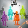 Party Decoration 6pcs Soft Rubber Skull Skeleton Zombie Doll Tricky Treat Children Halloween Decor Kindergarten Party Gift Horror Halloween Favor X0905