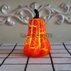 Party Decoration Halloween Candle Light Pumpkin Candle Holder LED Lamp Countertop Decoration Happy Lamp Home Party Horror Props Decoration X0905 X0905