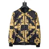 Designer Men's Printed Jacket Spring-Fall Coat Fashion Lapel Jacket Sport Trench Coat Casual Zipper Coat Men's Coat Garment Asian Size M-XXXL