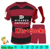 23 24 Mirandes Soccer Jerseys Martinez Alvaro Sanz Alberto 2023 2024 Los Rojillos Reina Diego Moreno Sergio Barcia The Reds Football Shirts David Men Kids Kits Set