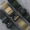 Other Fashion Accessories Plus Size 150 170cm Men's Belt Army Outdoor Hunting Tactical Multi Function Combat Survival Marine Corps Canvas Nylon Belts 230905