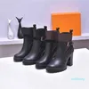 Tasarımcı -Famous Moda Sıcak Martin Boots Sonbahar ve Kış Klasik Yüksek topuklu 9.5cm bayanlar gündelik ayakkabılar büyük boyutu çok yönlü