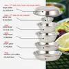 Camp Kitchen 17/22Pcs Set Camping Stainless Steel Dinner Dish Plate Durable Outdoor Picnic Tableware Salad Bowl Food Container Picnic Travel 230905