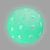 Squash Racquets Outdoor Indoor Fluorescent Pickleball Ball 40 Holes Training Playing Sports Luminous Pickle Balls Accessories 74mm Durable 230904