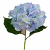 Couronnes de fleurs décoratives Fleur d'hortensia artificielle 80 cm / 31,5 fausses hortensias simples en soie 6 couleurs pour centres de table Accueil Party Drop Dhxsh