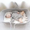 Baby Cribs Babynest Sleeping Born Nest Traveldable Cotton Rope Bassinet Cradle Bed With Madrass Moses Basket 230904