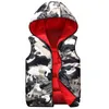 Gilet Tenues Parent-Enfant Chaud Camo Gilet Réversible Filles Garçons Coton Gilet Zippé École Vêtements D'extérieur Pour Enfants Veste Enfant 100-185cm 230904