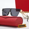 Modische Metall-Sonnenbrille, geschnittene Luxus-Metallbrille, universelle Sonnenblende für Männer und Frauen, Sonnenbrille mit hohlem Metallrahmen