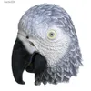 Máscaras de festa látex cabeça cheia animal pássaro pomba dodo papagaio pombo corvo masquerade adereços máscara t230905