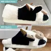 Slippers Grappige Dieren Slippers Voor Mannen Vrouwen Kaii Pluizige Winter Warm Indoor Slipper Koppels Cartoon Melk Koe Huis Slides Grappige Schoenen babiq05