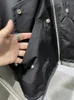 Men's Jackets Jaket Bomber lengan panjang kasual pria jaket kargo longgar ritsleting kerah berdiri musim gugur dan semi untuk 230904